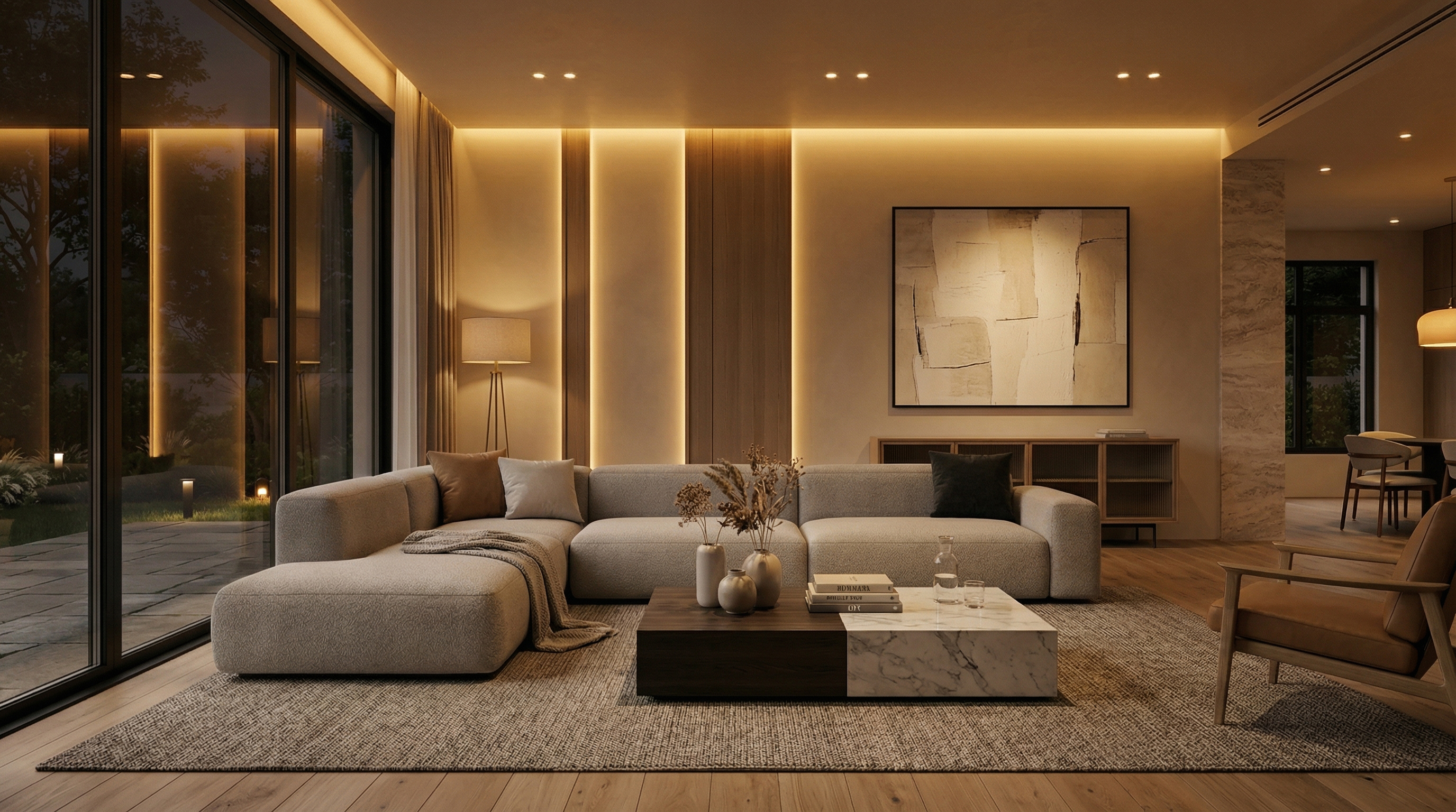 WARM MINIMAL LOFT — Interiors